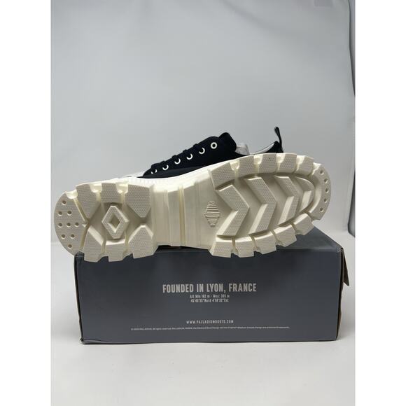 Palladium Revolt Lo TX Platform Boots Women 8 Black Marshmallow Chunky Gorpcore - Picture 9 of 11